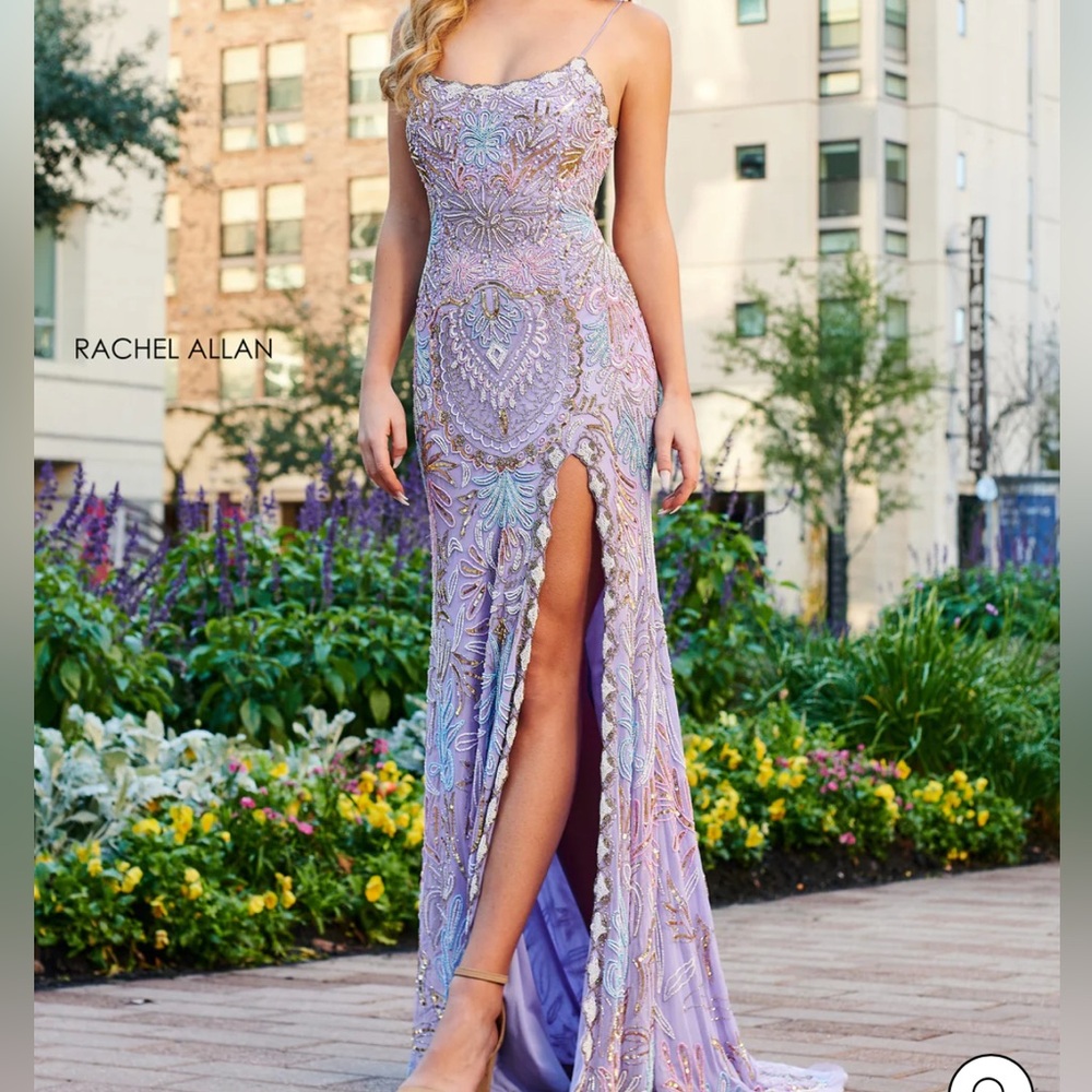 Rachel Allan Purple 70002 Prom Dress